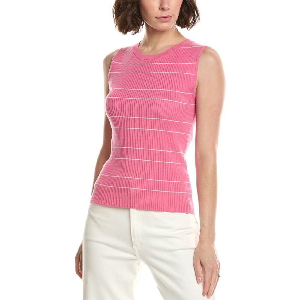 T Tahari Womens  Rib Tank